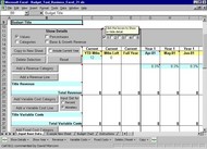 Budget Tool Business Excel screenshot